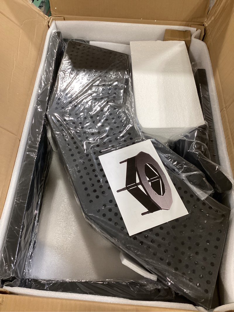 Condition photo showing New/Like New for fire pit surround tabletop use for solo stove bonfire ranger yukon 2.0, with coated steel and uv-resistant outdoor fabric, adjustable tabletop for solo stove bonfire accessories, thick metal l for yukon 2.0