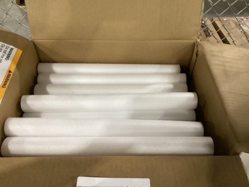 Condition photo showing As Is for cunno 50 led foam stick 3 modes light up glow in the dark foam light sticks bulk 16 inch long flashing glow wands for wedding, birthday, rave, concert, carnivals party, battery powered