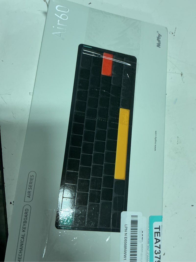 Condition photo showing New/Like New for nuphy air60 v2 portable wireless keyboard 60% low profile mechanical keyboard support qmk/via compatible with windows/mac os/linux supports bluetooth 5.1/2.4ghz/wired (usb-c) gateron cowberry switch