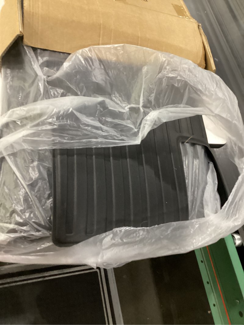 Condition photo showing Good Condition for floor mats & cargo liner & backrest mat fit for 2017-2026 chrysler pacifica 7 passenger model (non hybrid & non pinnacle) & 2020-2026 voyager: all weather floor mats pacifica accessories trunk mat