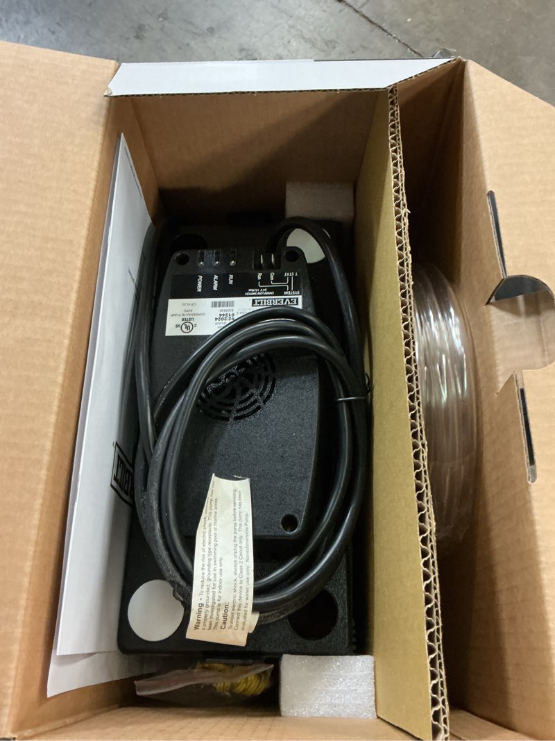 Condition photo showing Good Condition for everbilt 120-volt condensate pump w/ hose