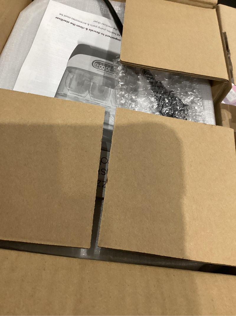 Condition photo showing Good Condition for Baby Brezza Bottle Sterilizer and Dryer Advanced – 33% Faster - Largest Capacity Steam Sanitizer - Universal Sterilization Machine for All Bottles + Pump Parts - HEPA Air Filter, Slate