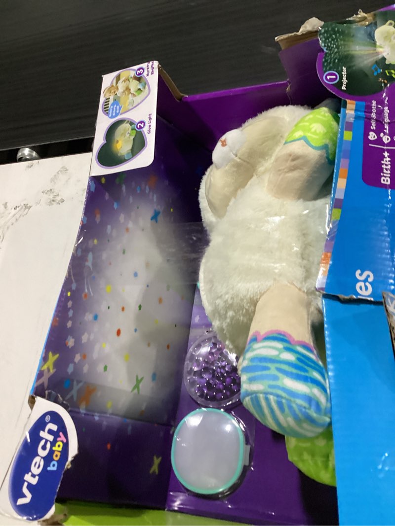 Condition photo showing As Is for vtech® 3-in-1- starry skies sheep soother™ cry-activated projector, walmart exclusive