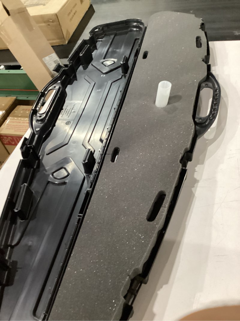 Condition photo showing Good Condition for plano \"pro-max scoped rifle hard case, 53.63\"\" l x 13\"\" w x 3.75\"\" h, black