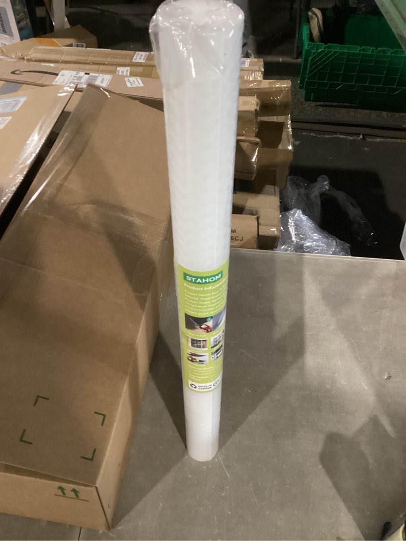 Condition photo showing New/Like New for shelf liners for kitchen cabinets refrigerator liners waterproof & oil-proof kitchen cupboard liner non-slip drawer mats eva material non adhesive fridge mats for shelves - clear 23.6 x 78.7 inches 23.6"w x 78.7"l diagonal pattern clear