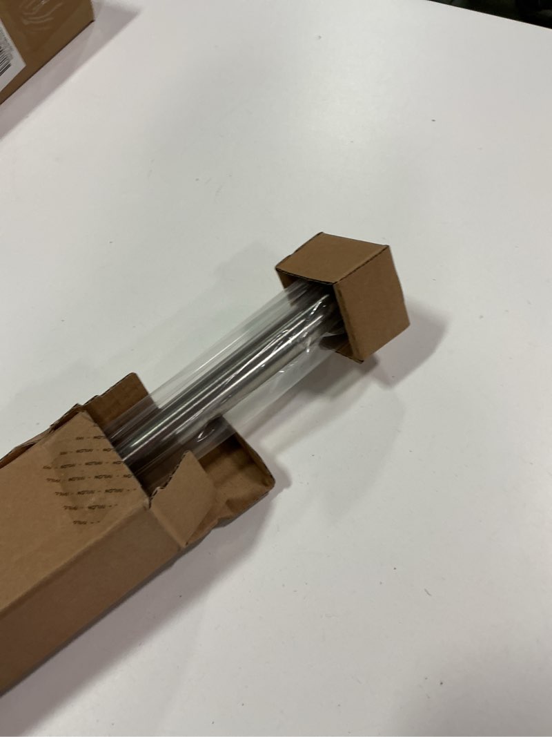 Condition photo showing New/Like New for Ivilon Tension Curtain Rod - Spring Tension Rod for Windows or Shower, 54 to 90 Inch. Brushed Nickel 54" to 90" Brushed Nickel