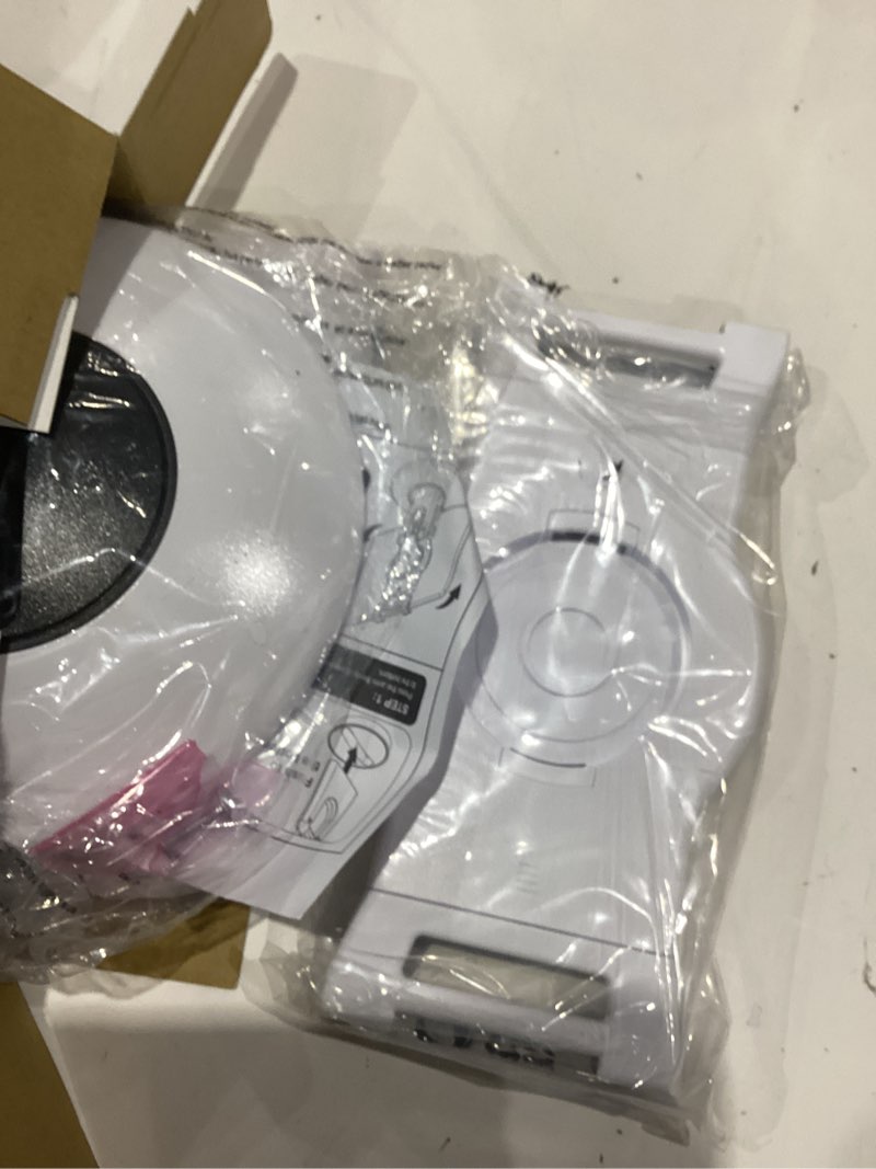 Condition photo showing Good Condition for abovetek retail kiosk ipad stand, 360° rotating commercial pos tablet stand, fits 6"-13" (screens) ipad mini pro-business swivel tablet holder, for store office reception kitchen desktop (white)