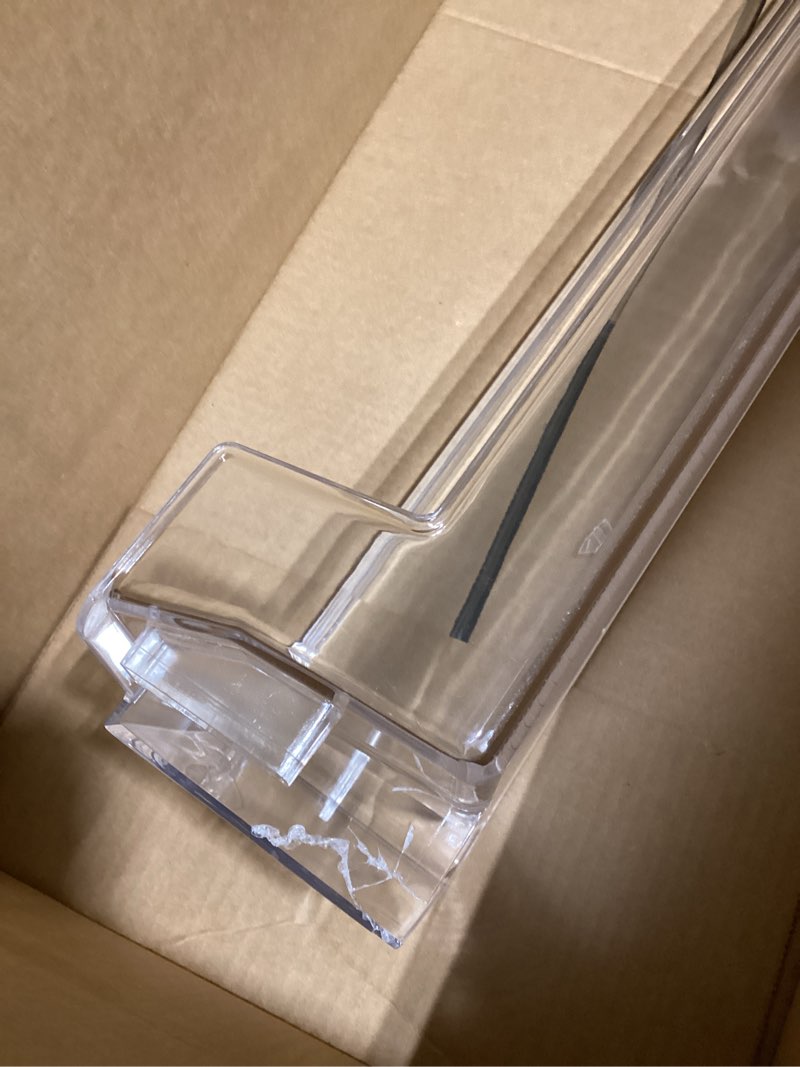 Condition photo showing As Is for Premium DA63-08646A Refrigerator Door Shelf Bin for Samsung Refrigerator RT21M6213SR RT21M6215SR RT21M6215WW RT21M6213SG RT21M6213WW, Replaces AP6241329 PS12082571 EAP12082571(1)