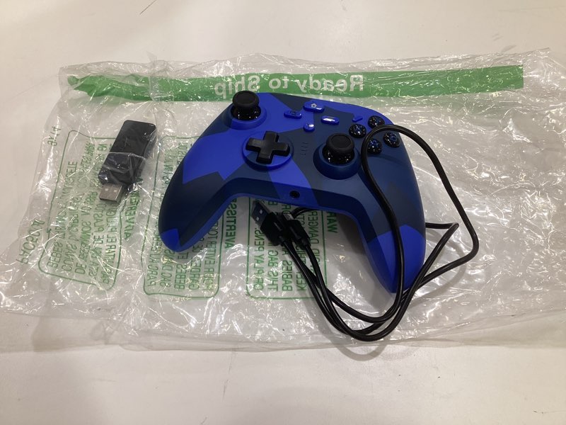 Condition photo showing Good Condition for betmi for xbox controller wireless with 2.4ghz adapter/hall effect joysticks/trrs audio jack/turbo/marco/dual vibration, gamepad compatible with xbox one, xbox series x/s, xbox one x/s,pc (camo blue)
