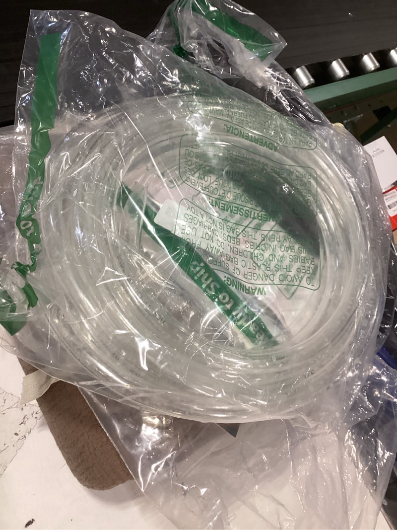 Condition photo showing As Is for Similar product 5/8\"I.D x 13/16\"O.D, 50 Feet Clear Vinyl Tubing PVC Tubing, Flexible Plastic Tube, High Temp Pure Silicone Hose for Home Brewing, Beer Line, Kegerator, Wine Making, Aquaponics 50 Feet 5/8\"I.D