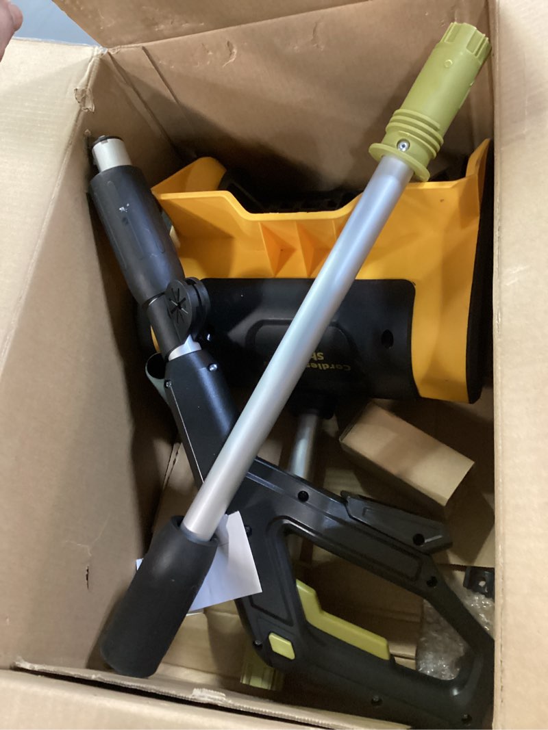 Condition photo showing Good Condition for Cordless Snow Shovel Compatible with DeWalt 20V Battery, 12" Electric Snow Blower with 20FT Max Throw & Adjustable Handle & Safety Switch, Snow Thrower for Driveway, Deck, Patio, Steps (NO Battery)