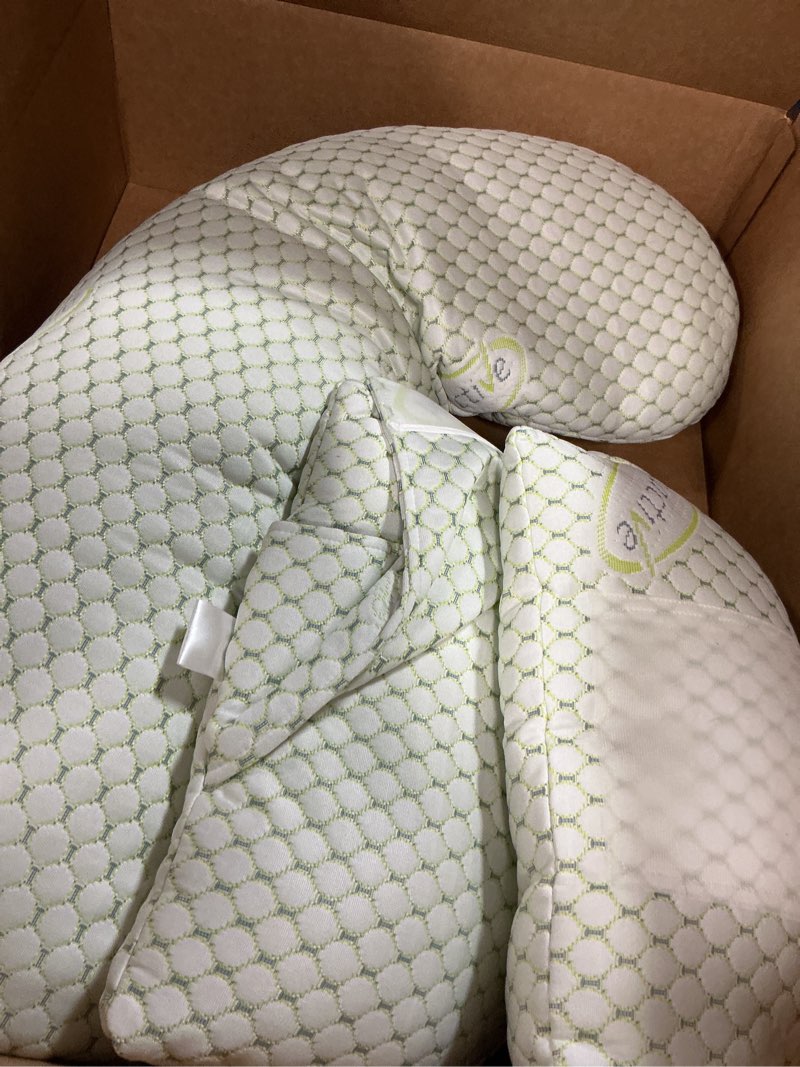 Condition photo showing As Is for Pregnancy Pillow for Pregnant Women, Soft Pregnancy Body Pillow, Support for Back, Belly, HIPS, Legs, Maternity Pillow with Detachable and Adjustable Pillow Cover