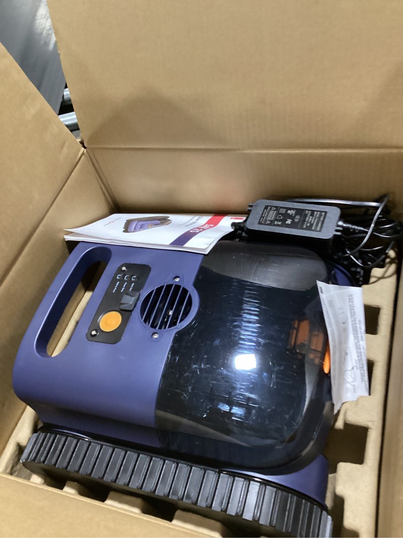 Condition photo showing Good Condition for [2026 release] automatic robotic pool vacuum for inground & above ground pools, wall climbing pool vacuum cleaner, cleans floor, walls, waterline, drain & skimmer up to 2150 sq. ft., 190 min