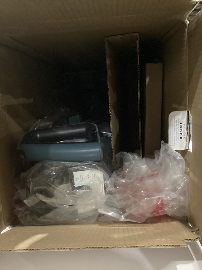 Condition photo showing As Is for used not tested shark hydrovac messmaster wet dry corded vacuum cleaner, 3-in-1 multi-surface vacuum mop & self-cleaning system, lightweight, powerful suction, for hard floors & area rugs, navy, wd161
