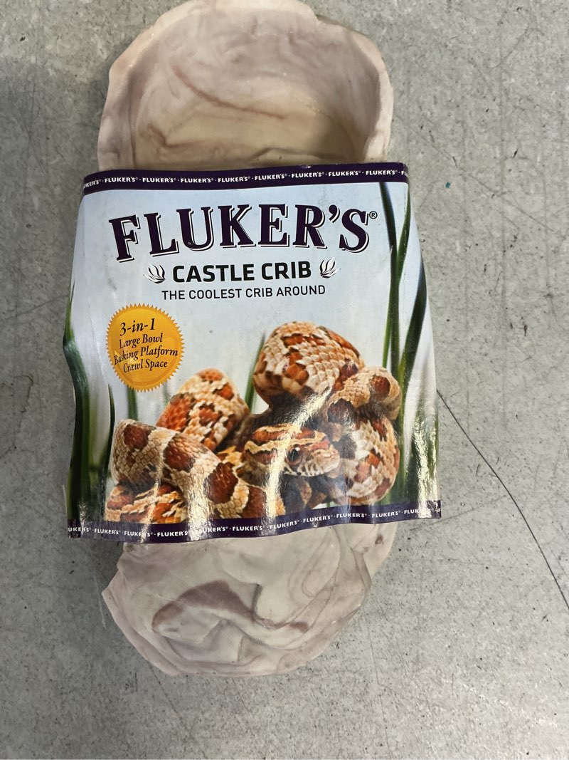 Condition photo showing New/Like New for Fluker's Castle Crib Basking Platform for All Reptiles, Amphibians and Arachnids, Small