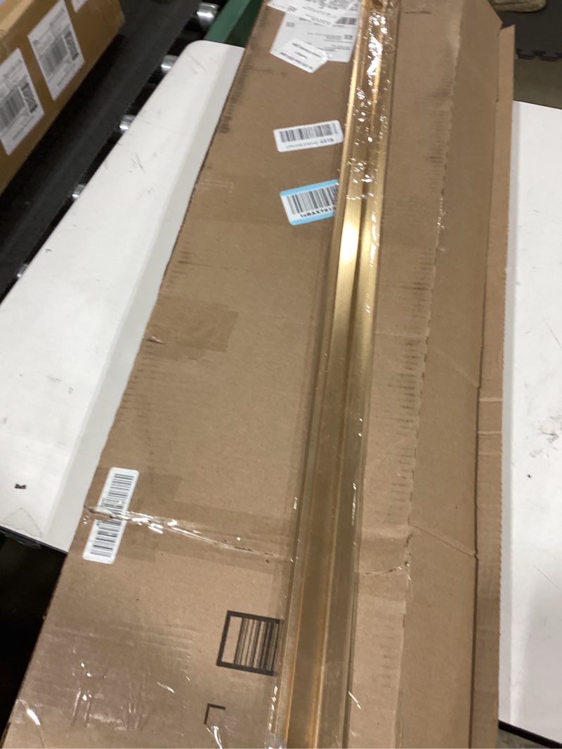 Condition photo showing Good Condition for gaahing aluminum t molding floor transition strip, t moulding for laminate flooring planks, vinyl floor transition, rubber transition (3pcs x 2.9ft x 1.6in, matte gold) 3pcs x 35.4 x 1.6in matte gold 3
