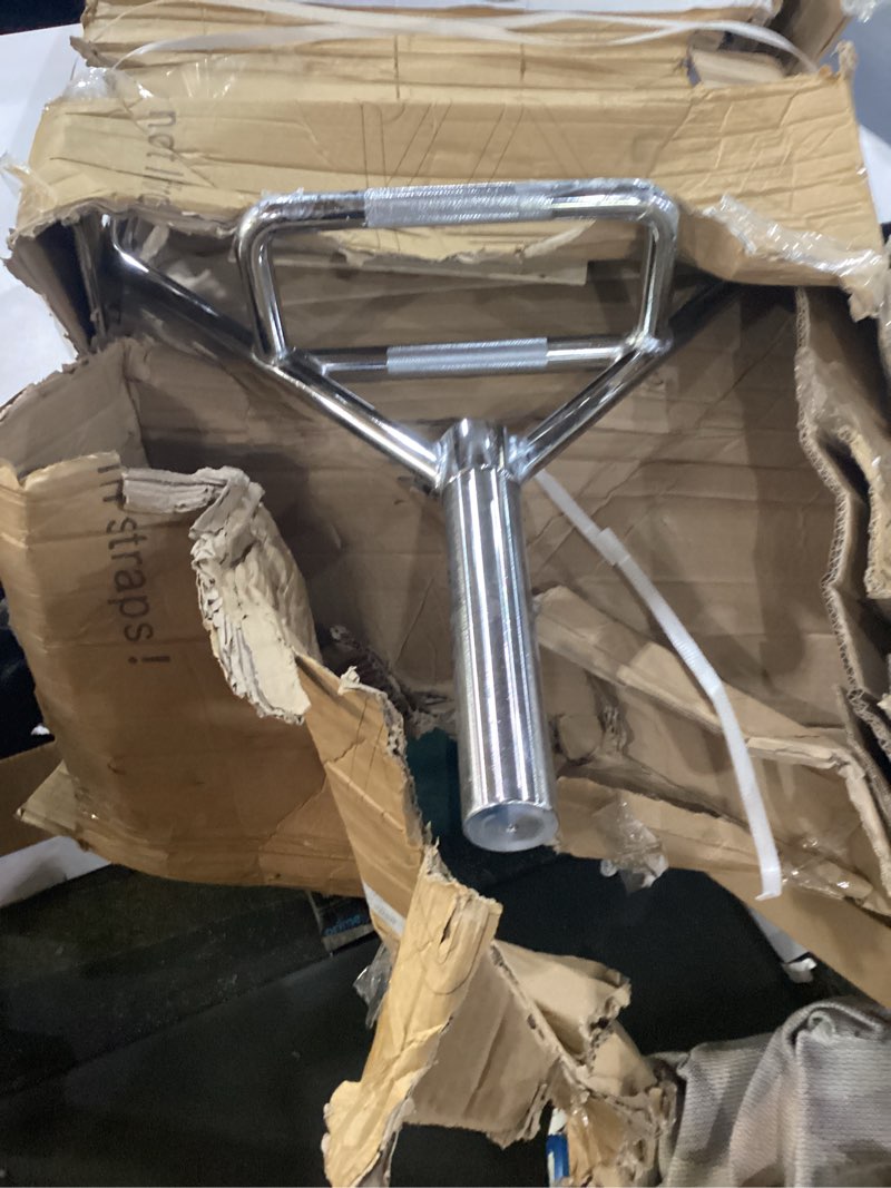 Condition photo showing Good Condition for Marcy Olympic Hex Trap Bar Multiple Style Available Chrome, one piece