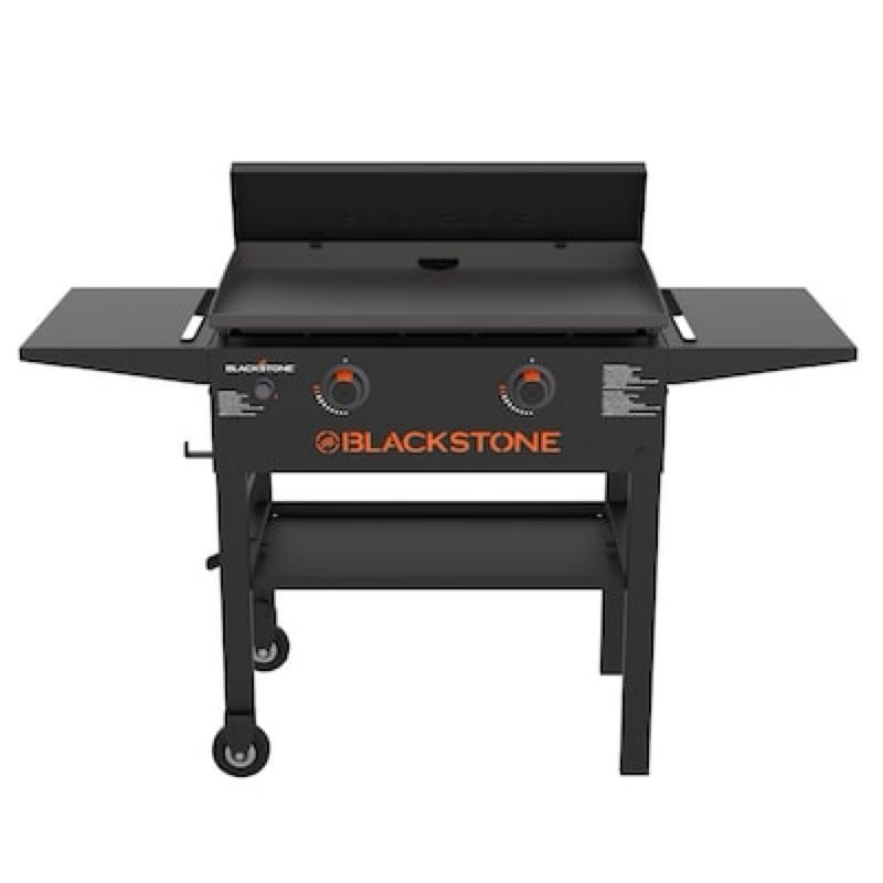 blackstone 28" original griddle with hard cover 2 -burner liquid propane flat top grill