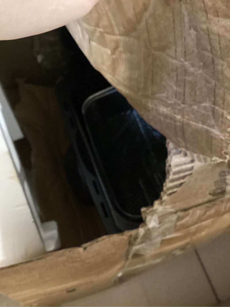 Condition photo showing As Is for Elite Gourmet EDF-401TXB Electric 4.5 Qt. / 17 Cup Immersion Deep Fryer 3-Baskets, 1700-Watt, Timer Control, Adjustable Temperature, Lid with Viewing Window and Odor Free Filter 3 Baskets Black