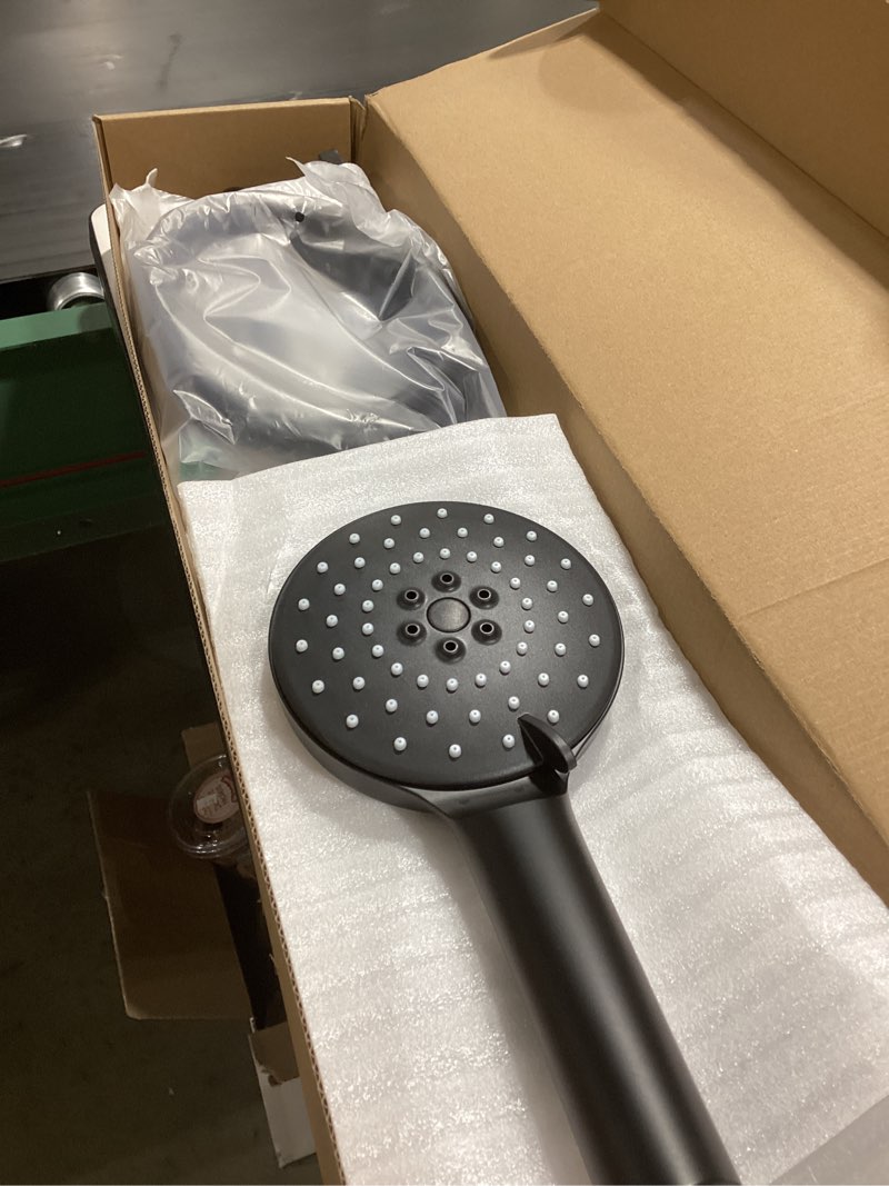 Condition photo showing Good Condition for kimzcn Shower Slide Bar with three Function Massaging Hand Shower Head Adjustable SUS 304 Stainless Steel Black D500011B