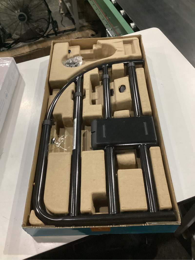 Condition photo showing New/Like New for able life click-n-go extendable bed rail for wood adjustable bed frames. removable bed handle for elderly adults and seniors, fits king, queen, full, and twin beds, astm safety approved bedrail