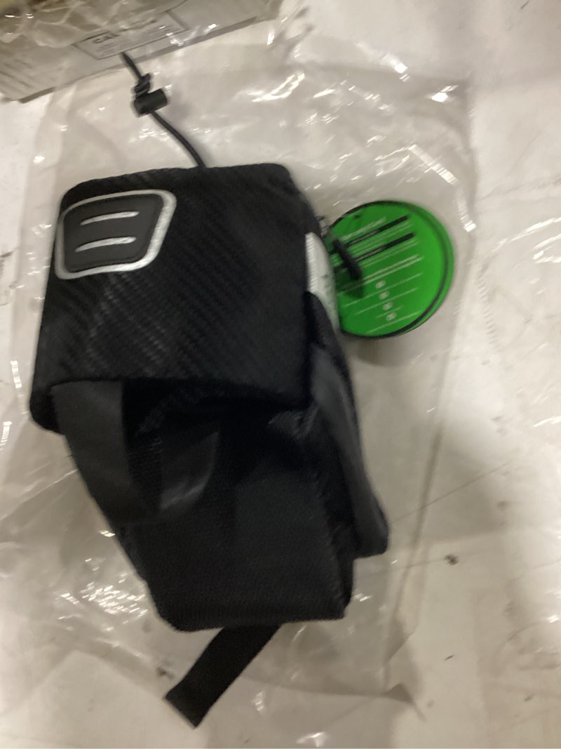 Condition photo showing New/Like New for rockbros bike saddle bag bike seat bag with water bottle holder bicycle bag under seat waterproof for road bike black1