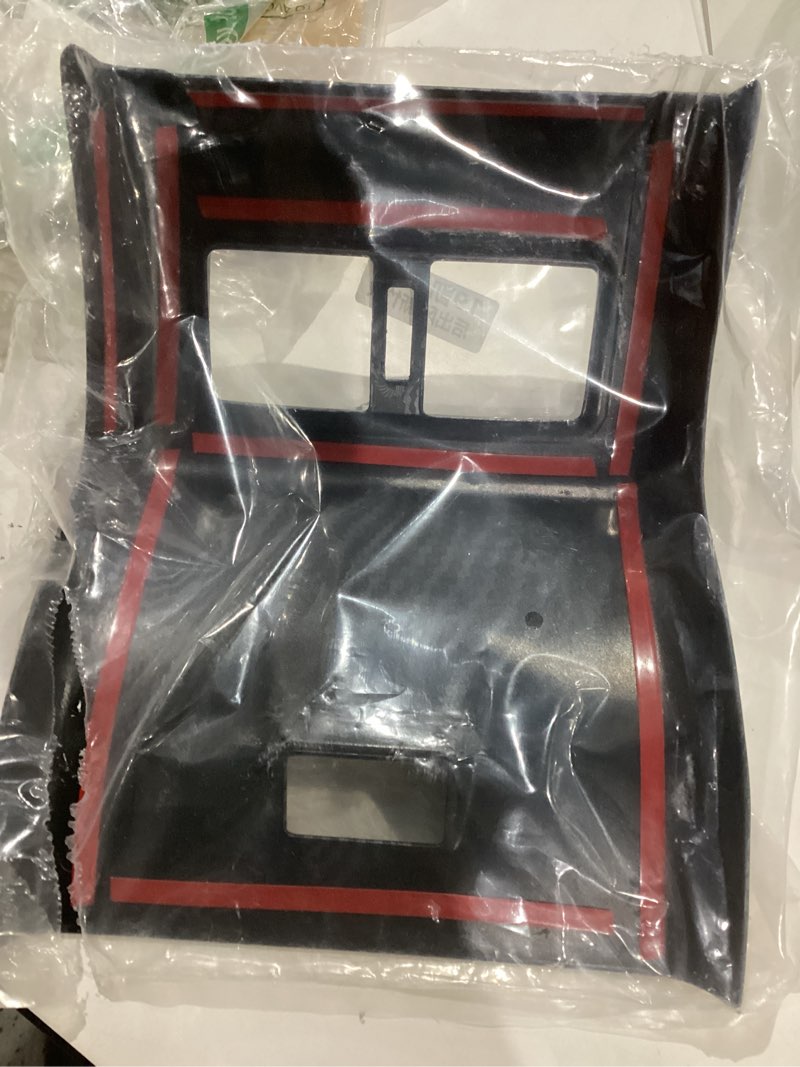 Condition photo showing As Is for Car Rear Row AC Frame Cover Sticker Carbon Style ABS Decal Trim Compatible with Toyota Camry XV70 XV80 2018-2026 Interior Accessories Ac, Rear