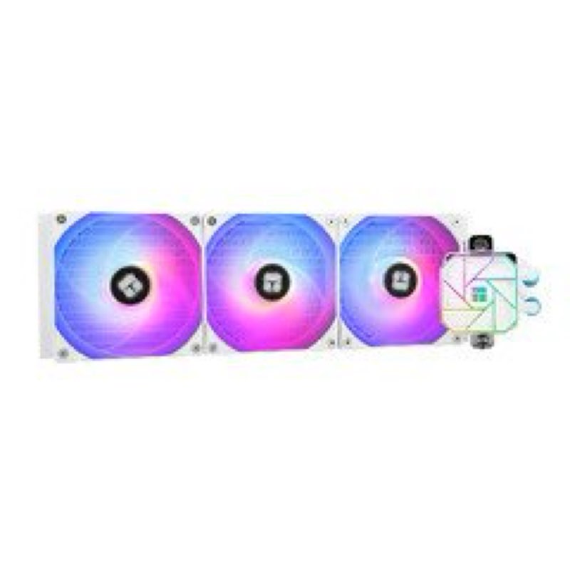 thermalright water cooling aqua elite 360 white a-rgb v3 - lga1851/lga1700/am5