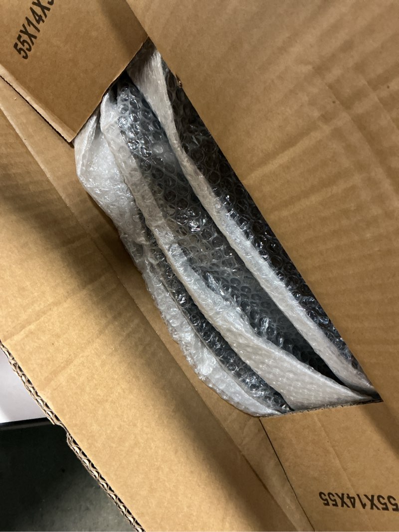 Condition photo showing Good Condition for 19 in rim protector for model y juniper 19" crossflow wheel cover all-in-one car tire trim ring rim case hubcap for tesla modely 2025 2026 juniper accessories matte black 2025-2026 model y juniper 19in
