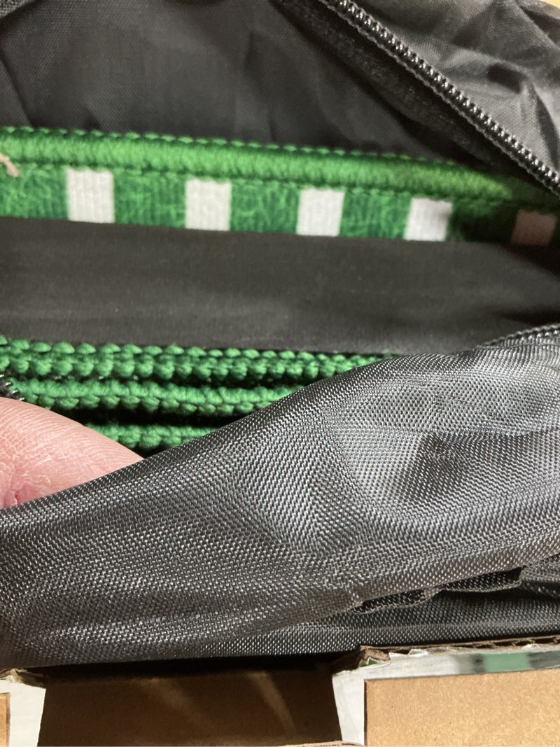 Condition photo showing As Is for Wekin Indoor Putting Green Mat with 2 Putters, 2 Balls,12 Hole Covers, Golf Training Mat for Party Game, Great Gifts for Men Ethylene Vinyl Acetate (EVA)