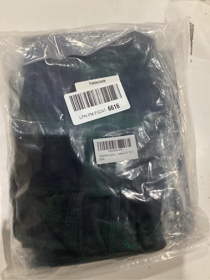 ZIQINPSQ Dining Room Rectangle Fabric Tablecloth 2 Pack, British Style Plaid Print Tablecloth,Christ