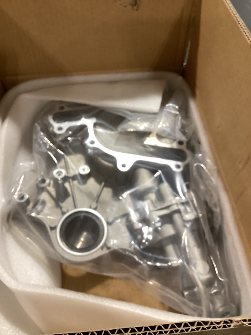 Condition photo showing Good Condition for tc232en engine timing cover with oil pump f48e-6059 compatible with ford mustang sable taurus thunderbird 1994-1995 for mercury cougar 1994-1995 for lincoln continental 1994 3.8l