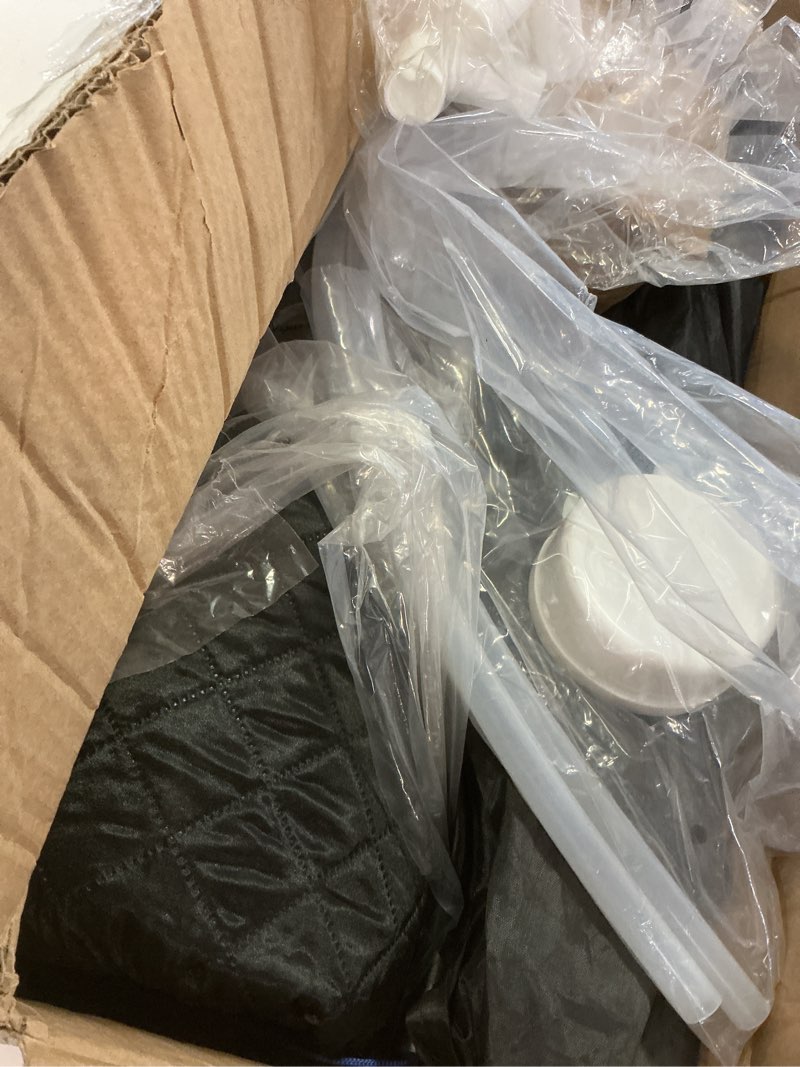 Condition photo showing As Is for Sauna Box, Portable Steam Sauna, Portable Sauna for Home with 3L 1200W Steamer, 9 Levels, Folding Chair, Extra Large Size (2.6' x 2.6' x 5.9'), Full Body Sauna Tent for Relaxation, Detoxification Black