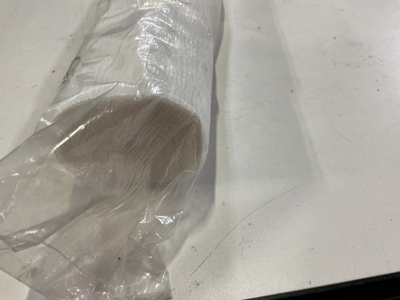 Condition photo showing As Is for carte fini premium italian crepe paper roll heavy-weight 180 gram - 600 bright white