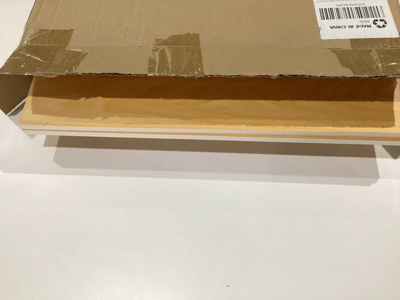 Condition photo showing New/Like New for Small Size Wire Shelf Cover for Pantry, Wood Shelf Covers for Wire Shelving, 15x11.8inch, 5pcs, Perfect for Rack Covers and Shelving(Smal)