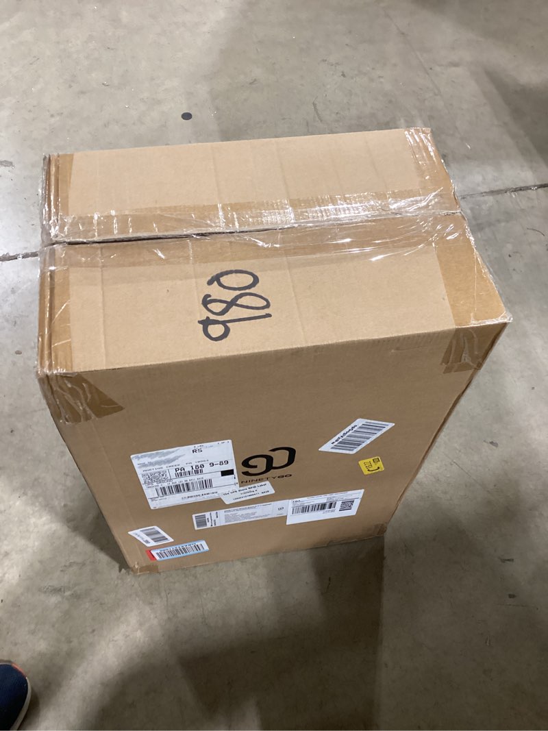 Condition photo showing As Is for Vaultz Portable File Storage Box with Handle - 14.5" x 17.5" x 15.5" Letter/Legal Size Mobile Lock Box - Double Combination Locking Cabinet - Black Letter/Legal Black