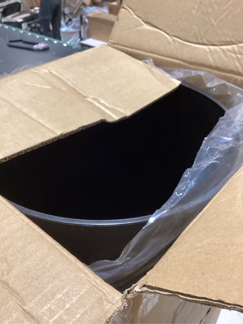 Condition photo showing Good Condition for 24in tall self-watering planters set of 2 - black flower pots with water level monitor, non-toxic plastic planters for indoor outdoor patio, porch, living room, home office black 24in