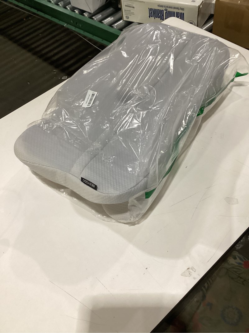 Condition photo showing Good Condition for Cervical Neck Pillow for Pain Relief - Ergonomic Side Sleeper Pillow for Neck Support, Cooling Memory Foam Pillows for Sleeping, Contour Pillow Orthopedic Bed Pillow for Back Stomach Sleepers