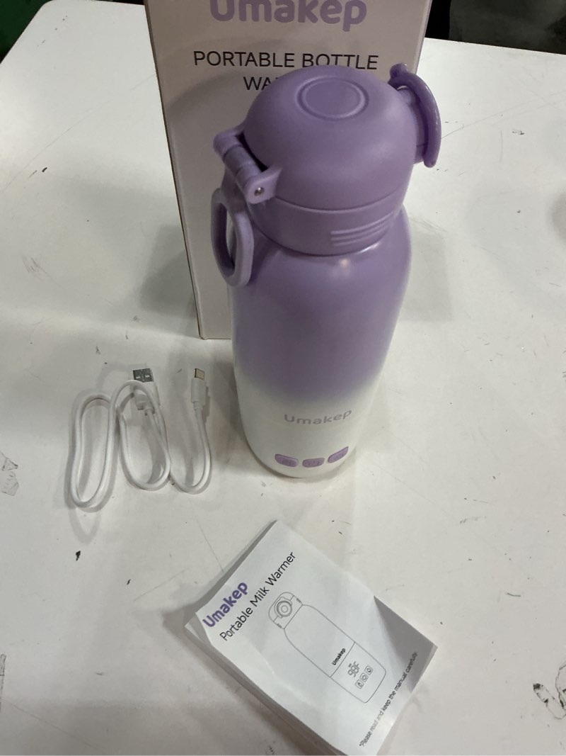 Condition photo showing Good Condition for cordless portable bottle warmer for travel, 12oz built-in battery milk warmer with dual heating modes fast heating smart temperature control for breast milk & water outdoor nighttime feeding