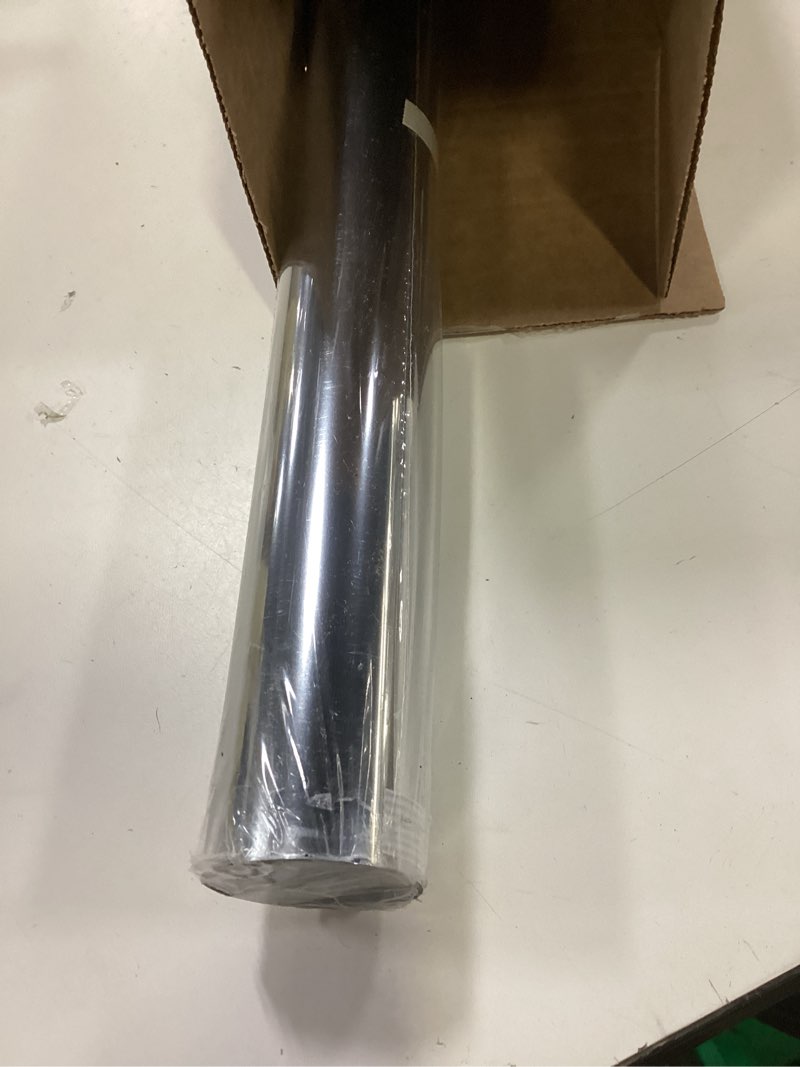 Condition photo showing New/Like New for haton one way window privacy film, window tint for home with tools, static cling removable, uv sun heat blocking reflective mirror film, see out not in, silver, 35.4 by 157.4 inch silver 35.4" x 157.4"
