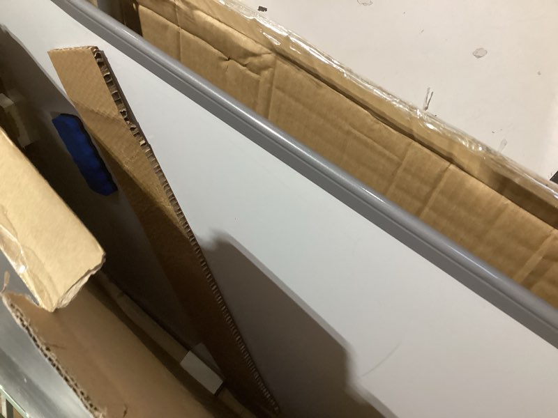 Condition photo showing As Is for Easel Whiteboard - Magnetic Portable Dry Erase 36 x 24 Tripod Height Adjustable, 3' x 2' Flipchart Easel Stand White Board for Office (36x24 Gray) INCOMPLETE 