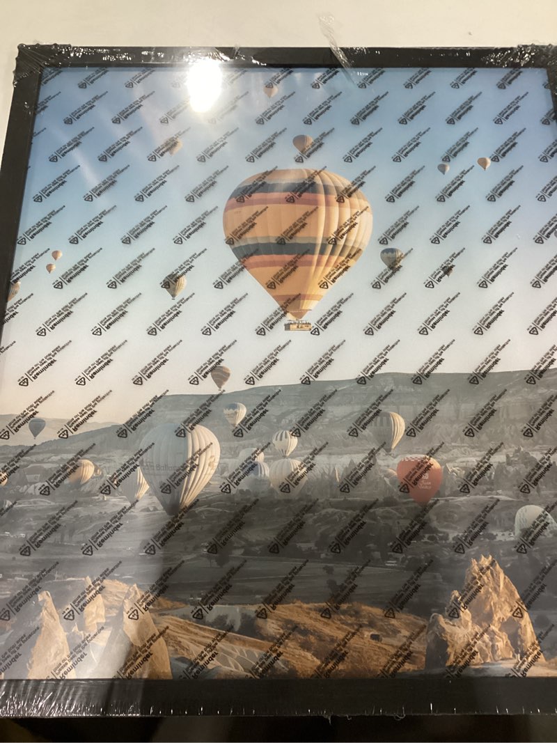 Condition photo showing New/Like New for 12x12 inch Picture Frame, Horizontal and Vertical Formats for Wall Hanging, 12 x 12 Square Wall Gallery Poster Photo Frame with Shatter Resistant Plexiglass, Black Black 12x12 inch