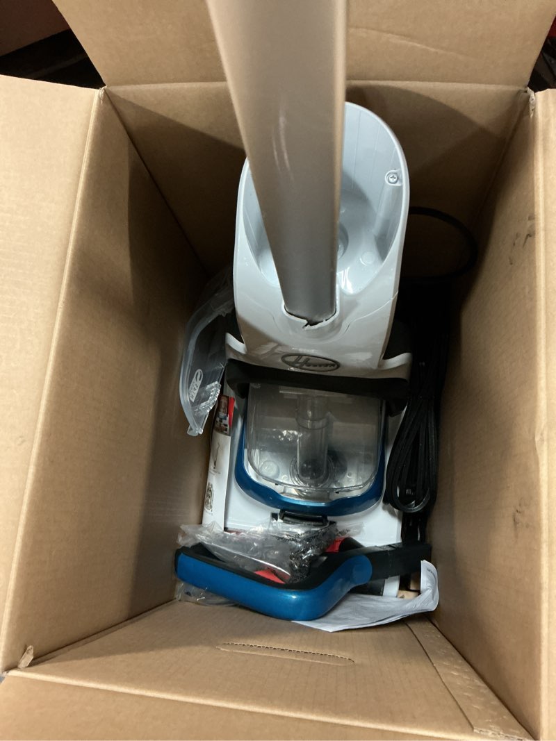 Condition photo showing As Is for hoover powerdash pet carpet cleaner