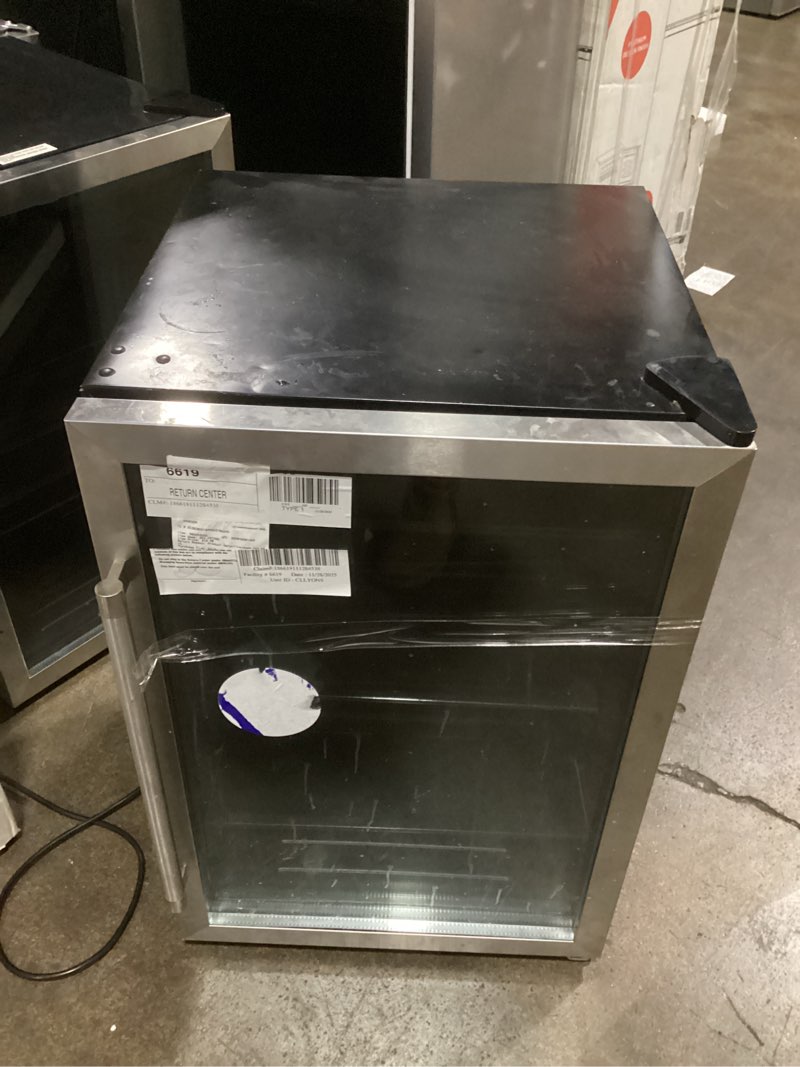 Condition photo showing Good Condition for (Similar to) Antarctic Star Beverage Refrigerator Cooler 68 Can, Mini Fridge with Glass Door for Beer Drinks Wine,Freestanding Small Fridge with Electronic Temperature Control for Home and Bar,1.7 cu.ft Black 1.7Cu.Ft