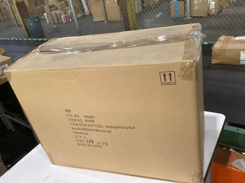 Condition photo showing Good Condition for instahang rotating shelf with gripology suction system