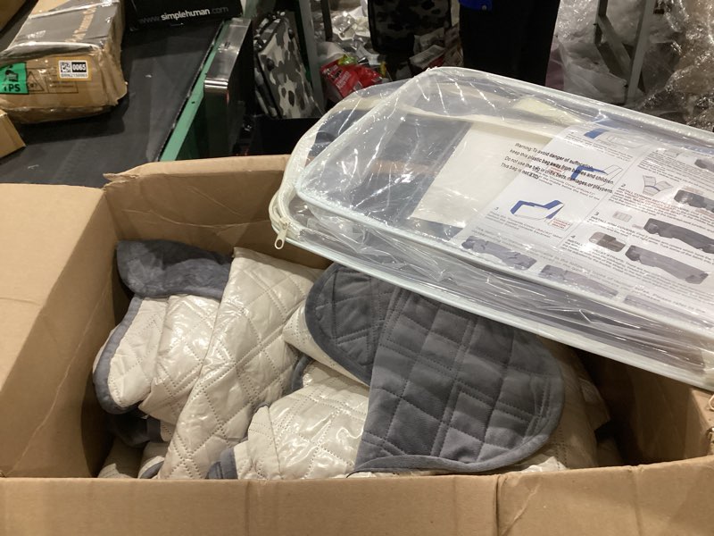Condition photo showing Good Condition for arfntevss waterproof recliner sectional couch covers for reclining sectional l shape sofa cover non slip washable recliner l shaped slipcover sets for dog furniture protector (5 seater, dark gray) 5 seat cover dark gray