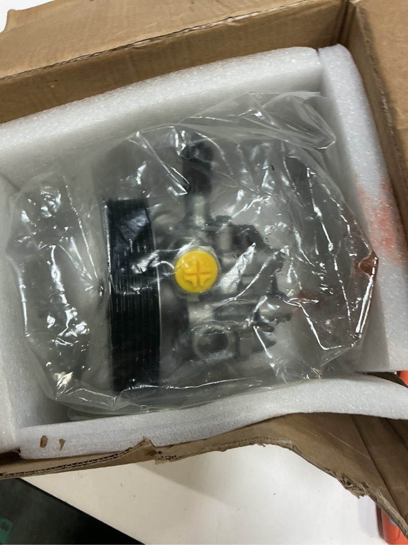 Condition photo showing As Is for philtop power steering pump replacement 202401, fit for 2007-2017 patriot, 2007-2017 compass, 2007-2012 caliber, power steering pump with pulley 07-17 patriot,07-17 compass with pulley 20-2401