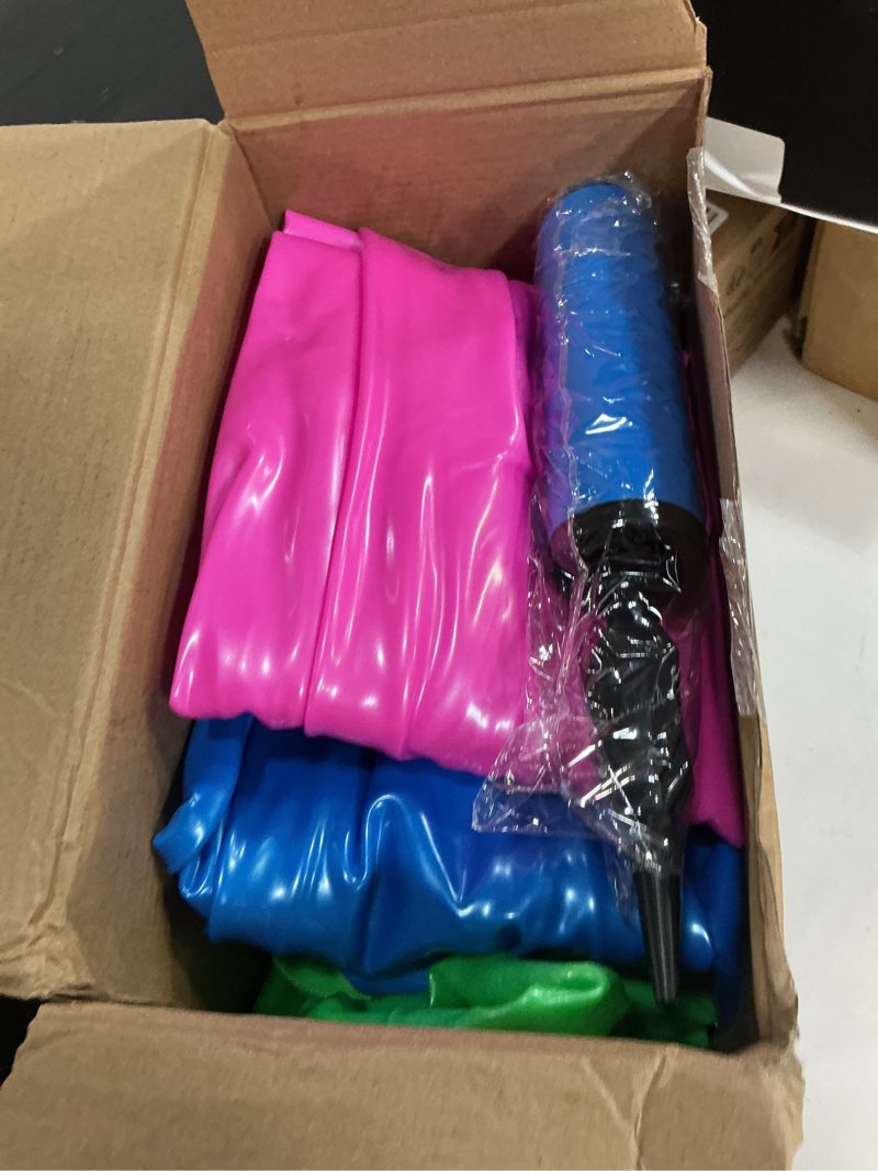 Condition photo showing Good Condition for lewtemi 5 pcs hopper ball 31 inch outdoor games jumping hopping inflatable bouncing ball with handle and air pump for kids adults sport field playground exercise obstacle course 31 inch red, yellow, blue, green, pink