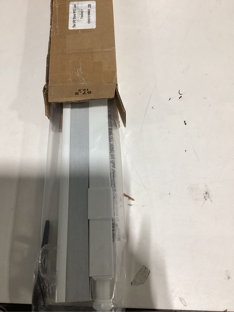 Condition photo showing Good Condition for lazblinds cordless cellular shades, no tools no drill blackout honeycomb shades pleated blinds for windows, 27'' w x 36'' h, silver white blackout-silver white 27'' w x 36'' h
