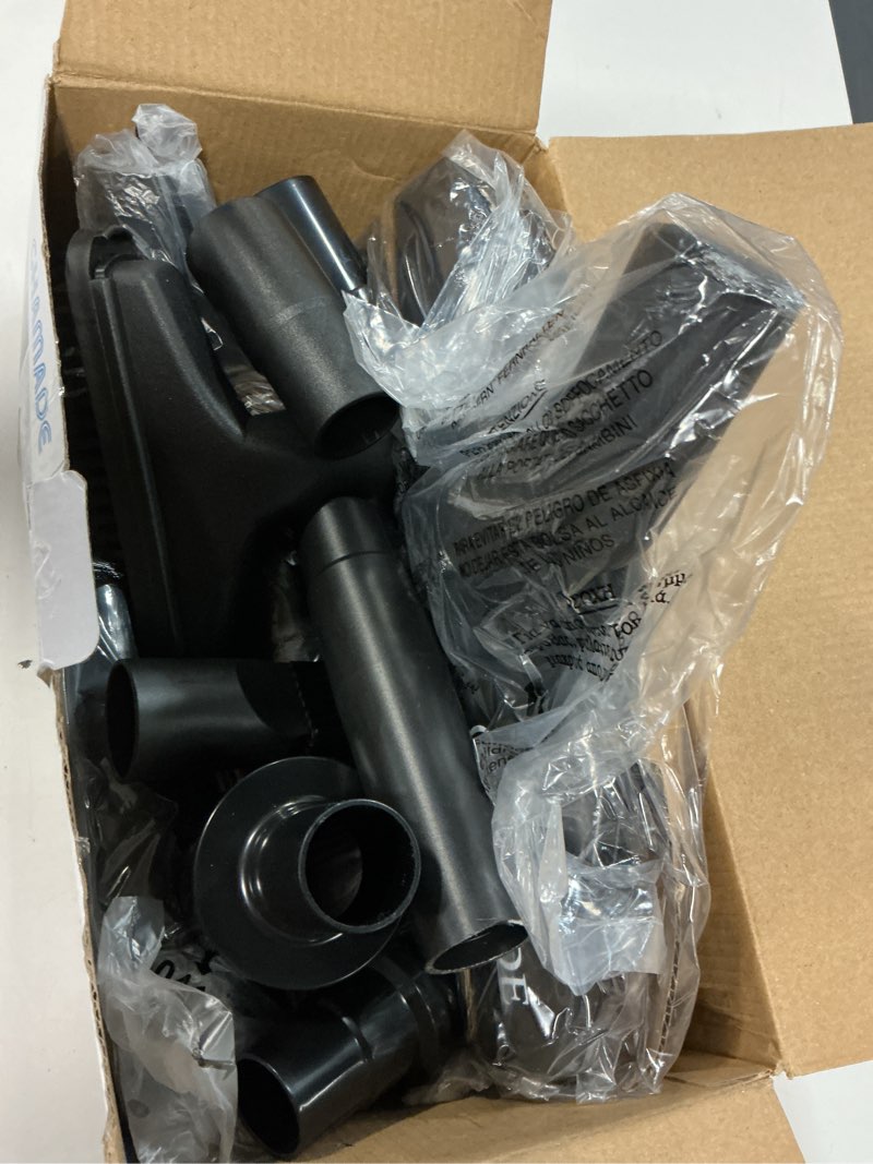 Condition photo showing Good Condition for universal vacuum attachments & brushes kit - hardwood floor vacuum brush head attachment & shop-vacs accessories - universal vacuum hose adapter kit & dryer vent flexible crevice attachment